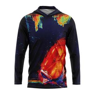 Fabricant personnalisé UPF50 + Sweats à capuche en polaire de pêche à manches longues séchage rapide respirant résistant aux UV ensembles grande taille - Product Image 4