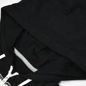 High Quality Custom Men's Heavyweight Zipper Hoodie Two <b>Panels</b> Men Zipper Hoodies - Product Image 3