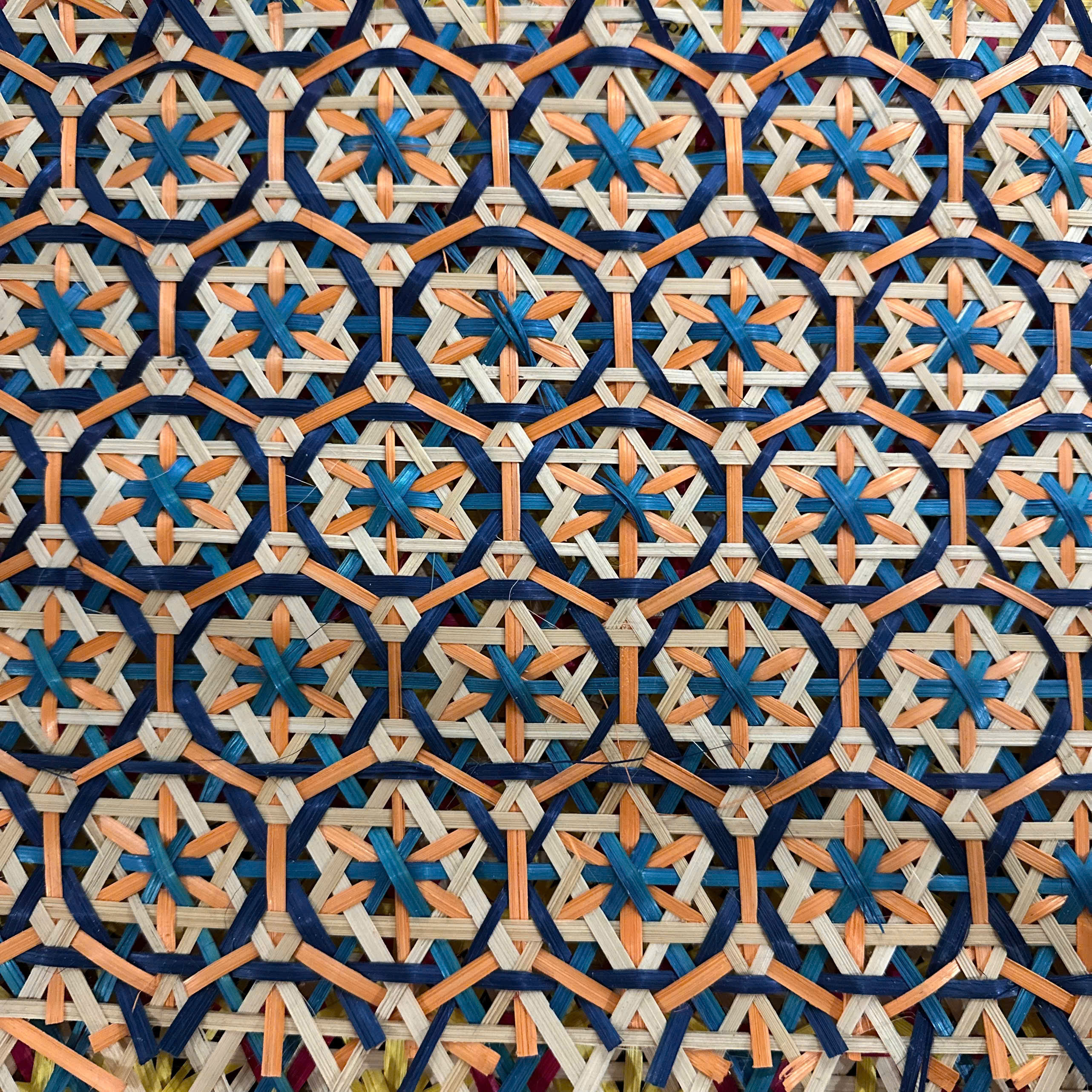 สีฟ้าและสีส้ม