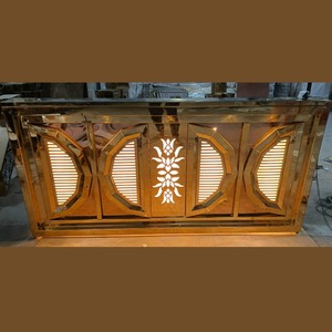 เคาน์เตอร์จัดแสดงโลหะที่ทันสมัยสำหรับโรงแรมและสวนสาธารณะสำหรับงานแต่งงานและการแต่งงาน - Product Image 3