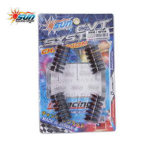 Kit de mise à niveau de ressort d'embrayage en acier SUN Racing fabriqué à Taïwan pour XRM / WAVE110 Scooter (4 pièces/ensemble) Modèle HODUN-CVT001 Neuf - Product Image 6