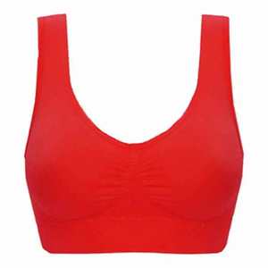 Elegante tu propio diseño de logotipo Sujetador de gimnasio para mujer, personalizado Mujer Yoga Sexy Chica Cómodo Sujetador de gimnasio liso - Product Image 5