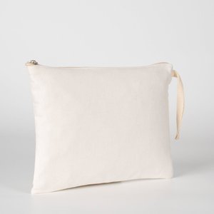 Sublimation Printed <b>Laminated</b> Cotton Clutch <b>Pouch</b> 10 7 Inches (25 18 Cm) Zipper Closure - Product Image 4