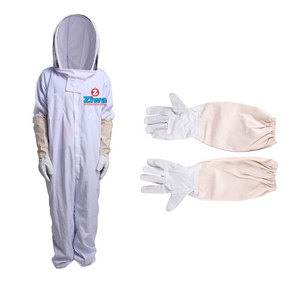 Haute qualité apiculture miel abeille costume de sécurité vêtements costume ventilé avec voile coton 3 couches apiculture veste - Product Image 3