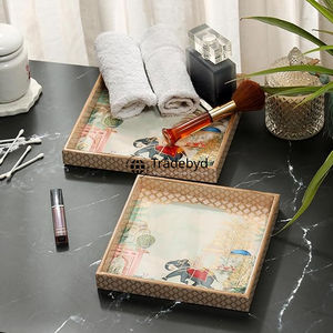 Bandeja de madera MDF de diseño Tradebyd Bandeja de madera Premium para regalos y hogar con estilo - Product Image 1