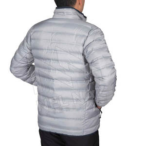 Veste matelassée d'hiver coupe-vent pour homme, col montant, 100 % polyester, tissu toile, qualité supérieure, vente en gros OEM - Product Image 2