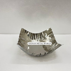 Plateau de service à chocolat en métal argenté de qualité supérieure décoration de table Design fantaisie plateau à chocolat parfait pour plateau de service au chocolat - Product Image 5