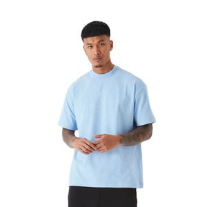Camisetas de manga corta de gran tamaño para hombre, el mejor color sólido, ropa de verano con cuello redondo, fabricación de ropa al por mayor con diseño impreso - Product Image 4