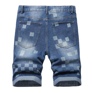 Calidad Premium 2025 nuevo último diseño hombres Jeans cortos venta al por mayor personalizado Color tamaño estilo Jeans cortos - Product Image 2