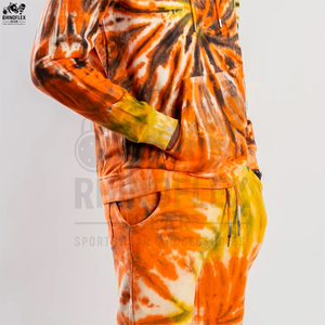 ชุดวอร์มมัดย้อมสำหรับผู้ชายเสื้อวอร์มมัดย้อมสีพื้นหลายสีสำหรับฤดูหนาวซักง่าย - Product Image 4