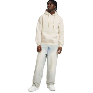 <b>Men's</b> Premium 100% Cotton Thick French Terry <b>Hoodie</b> Oversized Custom Logo Streetwear Pullover <b>Plain</b> <b>Hoodie</b> <b>for</b> <b>Men</b> - Product Image 2