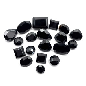 พลอยออนิกซ์สีดำแบบคละทรง ขนาด 30-32 ชิ้น ขนาด 3x5-10x14 มม. น้ำหนัก 101 กะรัต พลอยออนิกซ์สีดำธรรมชาติ รูปทรงและขนาดคละ สำหรับทำเครื่องประดับ - Product Image 3