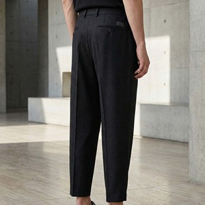 Pantalon de luxe pour homme en coton 100% de haute qualité, coupe ajustée, fermeture à cordon, respirant, imperméable, style streetwear - Product Image 6