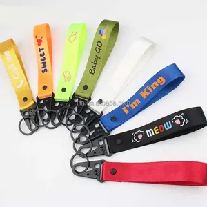 Custom Sublimation Printed Logo Polyester Lanyard ID Card Holder Neck Lanyard Strap With Logo Custom