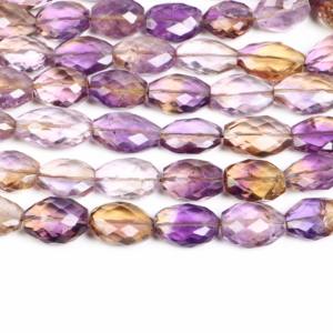 Cuentas Facetadas de Ametrina Natural, Cuentas de Piedras Preciosas Facetadas de Ametrina para la Fabricación de Joyas a Precio de Fabricante desde India al por Mayor - Product Image 3