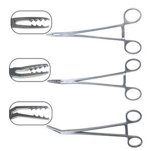 Instrumentos quirúrgicos ortopédicos de acero inoxidable, fórceps de agarre de tejido médico con dientes, fórceps de tejido blando - Product Image 3