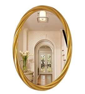 Cadre en aluminium et métal Miroir mural moderne fini personnalisé de style fantaisie Miroir mural décoratif de luxe fait à la main pour la maison. - Product Image 2