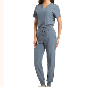 Ensemble de blouses d'infirmière pour femmes, uniforme médical respirant, confortable, léger, tissu extensible, logo personnalisé pour l'hôpital et la clinique - Product Image 4
