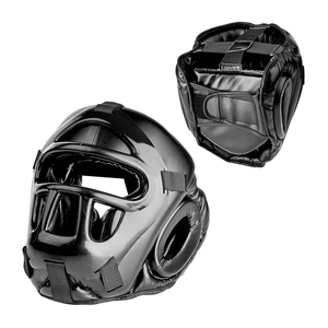 หนังแท้หรือหนังสังเคราะห์ระบายอากาศได้ดีป้องกันศีรษะสำหรับออกกำลังกายอย่างหนักออกแบบโลโก้ได้ตามต้องการ - Product Image 2