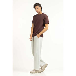 Vêtements de sport pour hommes à manches courtes, col rond, en jersey 100% coton écologique, coupe classique, 320g, impression numérique, fabricant OEM ODM - Product Image 3