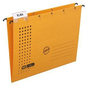 Yellow 240g/m Cardboard A4 Hanging <b>File</b> 5 Pieces/Pack-ELBA Chic ULTIMATE - Product Image 1