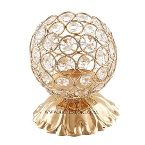 Bougeoirs de table en acier inoxydable poli et miroir Bougeoirs votifs Forme et taille personnalisées Supports votifs de luxe - Product Image 6