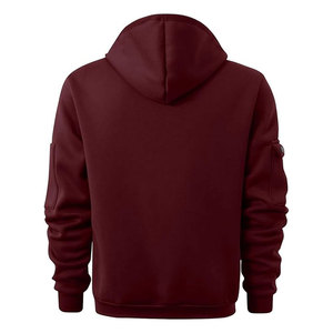 เสื้อกันหนาวมีฮู้ดสำหรับผู้ชายผ้าฝ้าย50% โพลีเอสเตอร์ผ้าขนแกะแข็งพิมพ์ลายได้ตามต้องการ - Product Image 2