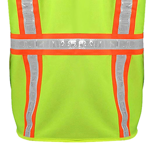 Gilet de sécurité imperméable réfléchissant haute visibilité ANSI classe 1 avec logo personnalisé pour les travaux de construction Service OEM - Product Image 6