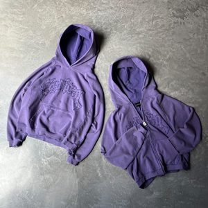 Sweat à capuche oversize pour homme, OEM, coton mélangé, sur mesure, broderie 3D, poche en polaire, respirant, hiver, à capuche - Product Image 1