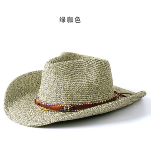 Sombrero de Vaquero de Cuero Premium Estilo Occidental |   Sombrero de Vaquero para Hombre y Mujer |   Sombreros de Moda para Rodeo al Aire Libre, Venta al por Mayor, Personalización ODM - Product Image 4