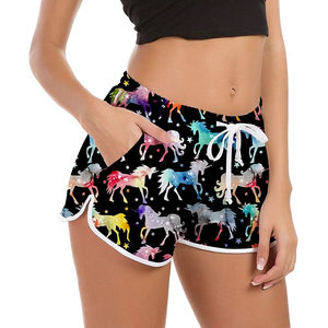 Shorts de Playa para Mujer, Diseño 2025, Color y Talla Personalizables, Secado Rápido, Transpirables, Cierre de Botones, 100% Poliéster, Estampados - Product Image 3