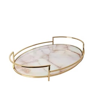 Handmade Leaf Shape Aluminium Metal Tray Custom Serving Platter for Hotel Tabletop Use Decorative Tray by Trusted Manufacturer - Product Image 2