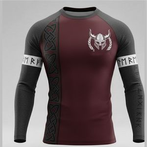 Rashguard MMA à manches longues UPF50 personnalisé de haute qualité pour adultes, avec logo personnalisé, impression numérique, respirant, en Spandex/Polyester, séchage rapide - Product Image 6