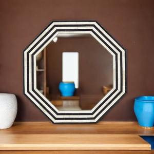 Cadre de miroir en incrustation d'os de luxe, miroir mural en incrustation d'os, miroir en incrustation d'os de la meilleure qualité par f s international - Product Image 1