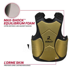 Protector de Pecho Ligero de Cuero Sintético a Precio Económico para Adultos, Hombres y Mujeres, Protección Completa del Pecho para Boxeo y Lucha - Product Image 4