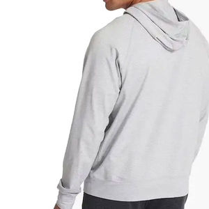 Sudadera con capucha ODM con media cremallera para hombre, jersey de tela muy elástica, ropa de calle sólida, sudaderas con capucha de cuarto de gimnasio, jersey con cuello de invierno - Product Image 3