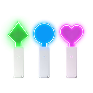 Buổi hòa nhạc <span class=keywords><strong>LED</strong></span> Glow Gậy đám cưới lập trình RGB Light <span class=keywords><strong>Stick</strong></span> nhựa thân thiện với môi biểu tượng tùy chỉnh - Product Image 1