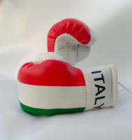 Özel Dayanıklı PU Deri Mini Boks Eldivenleri, Araba Aksesuarları için Küba Bayrağı Tasarımlı