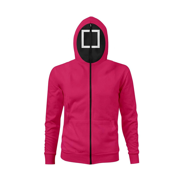 High Quality Trending Outfits For Men's Customized Solid Colors Hoodies/Sweatshirts Squid Game Theme Hoodies For Men's 2026