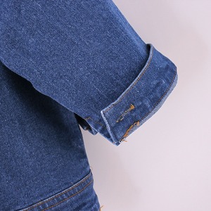 Veste unisexe pour garçon et fille, veste en jean pour bébé, haut à manches longues, cool, toutes saisons, automne/hiver 2022, veste en jean pur à manches longues - Product Image 6