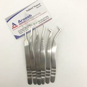 Pince à épiler en acier inoxydable avec logo personnalisé de haute qualité - Product Image 5