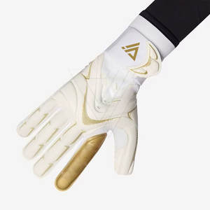 Gants de gardien de but professionnels en latex avec sangle de poignet réglable, fermeture auto-agrippante, antidérapants, respirants, design personnalisé, pour hommes - Product Image 4