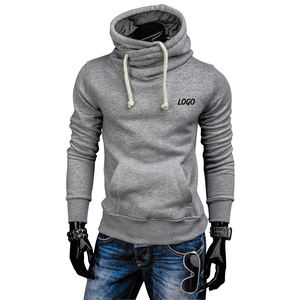 Sudaderas con Capucha para Hombre, Primavera-Otoño, Marca de Moda, Jersey de Cuello Alto, Color Sólido, Ropa Deportiva, Sudaderas con y sin Capucha para Hombre - Product Image 6