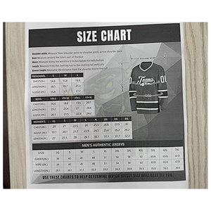 Camisetas personalizadas para jóvenes Ropa de equipo Camiseta de hockey sobre hielo Premium 100% Poliéster Uniformes de hockey transpirables Equipos Nombre Número - Product Image 2