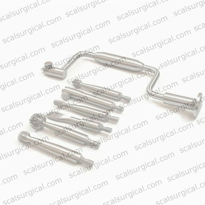 Hudson Hand Drill Brace quirúrgico ortopédico con caja A + Garde instrumentos ortopédicos quirúrgicos de acero inoxidable - Product Image 4