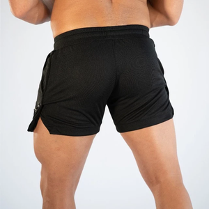 Pantalones Cortos Deportivos de Verano 2024 para Hombre, Estilo Urbano, Algodón Sólido, Cintura Elástica, Secado Rápido, OEM, Ecológicos - Product Image 3