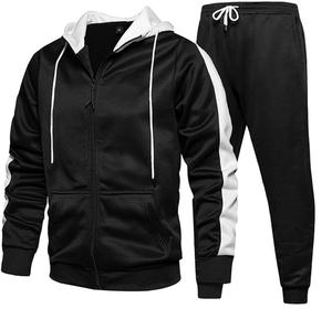 Conjunto de chándal de Fitness de gimnasio personalizado de alta calidad, ropa de abrigo para correr con capucha Vintage, ropa de entrenamiento impresa con lavado ácido, Invierno - Product Image 5