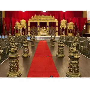 Tendance mariage anglais décoration des coulisses nouveau concepteur scène de mariage magnifique mariage Fiber scène configuration prix de gros USA - Product Image 5