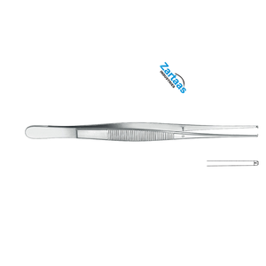 Fórceps de tejido Potts-Smith de acero inoxidable de alta calidad, recto, 1x2 dientes, 21cm/8,25 ", fabricante de instrumentos quirúrgicos - Product Image 6