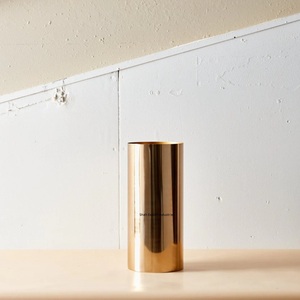 Florero con forma de cilindro de metal más vendido en Color dorado para el hogar y la boda Florero decorativo de mesa - Product Image 2